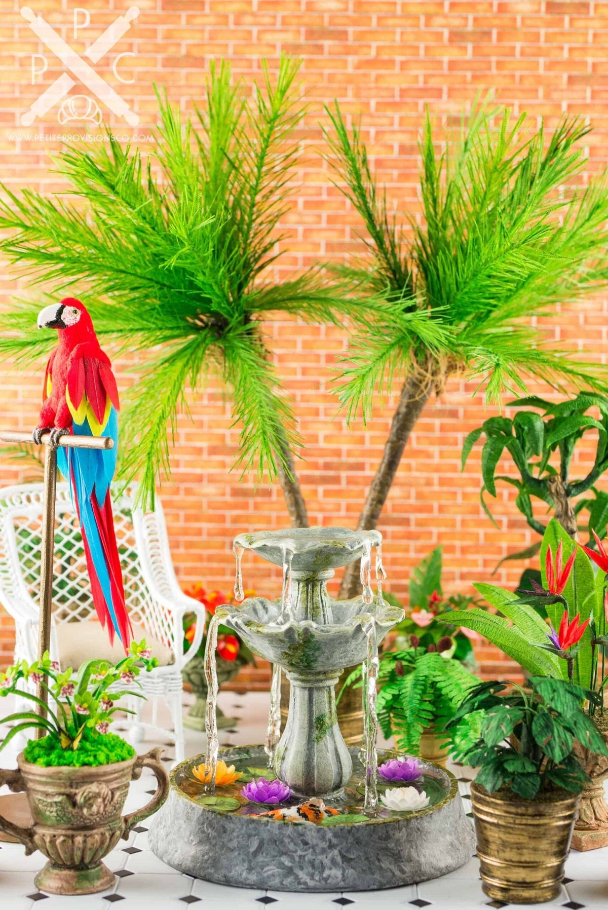 Dollhouse Miniature Conservatory by The Petite Provisions Co.