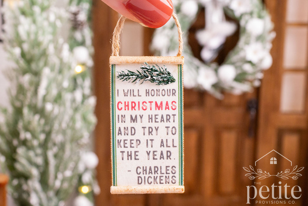 A Christmas Carol Canvas Hanging Art