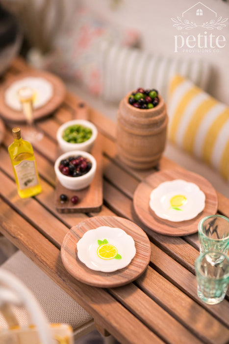 Amalfi Lemon Salad Plates - Set of 4