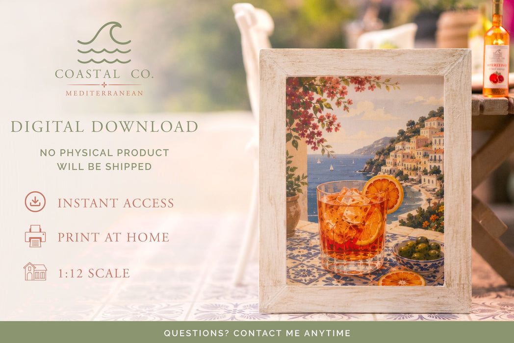 Amalfi Pantry Printable Wall Art