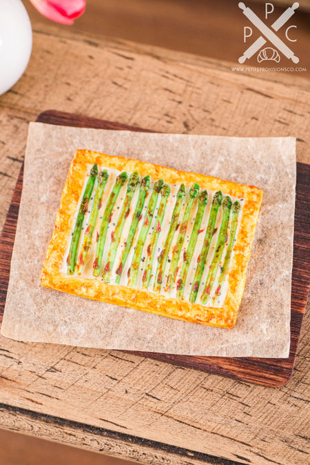 Dollhouse Miniature Asparagus Tart
