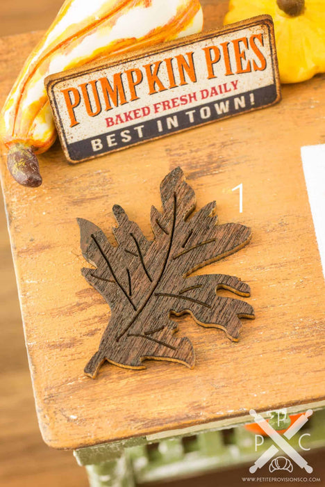 Autumn Leaf Trivet - Decorative Wooden Trivet