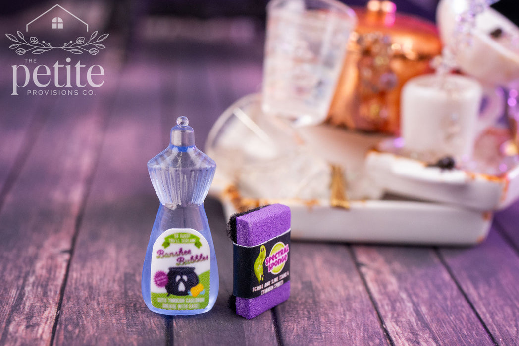 Banshee Bubbles Dish Soap & Spectral Sponge Set