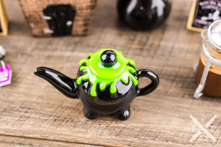 Dollhouse Miniature Bubbling Cauldron Teapot