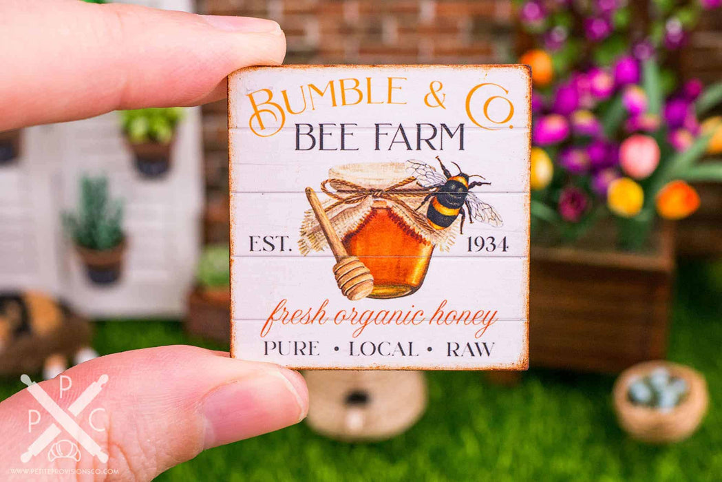 Bumble & Co. Bee Farm Sign