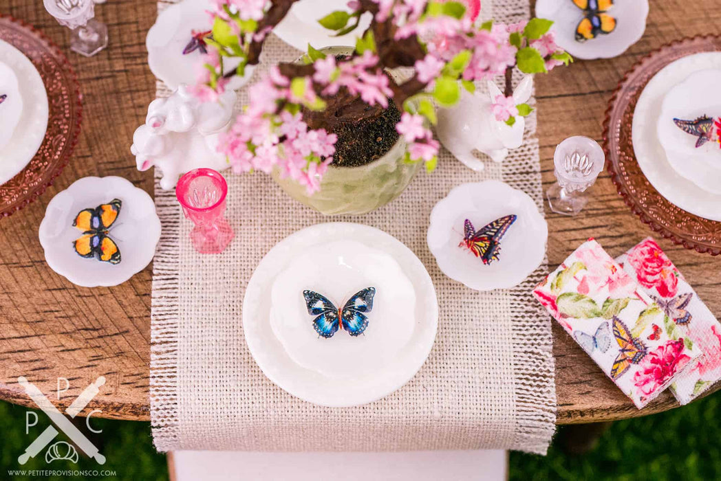 Butterfly Decorative Plates - Large - Set of 4