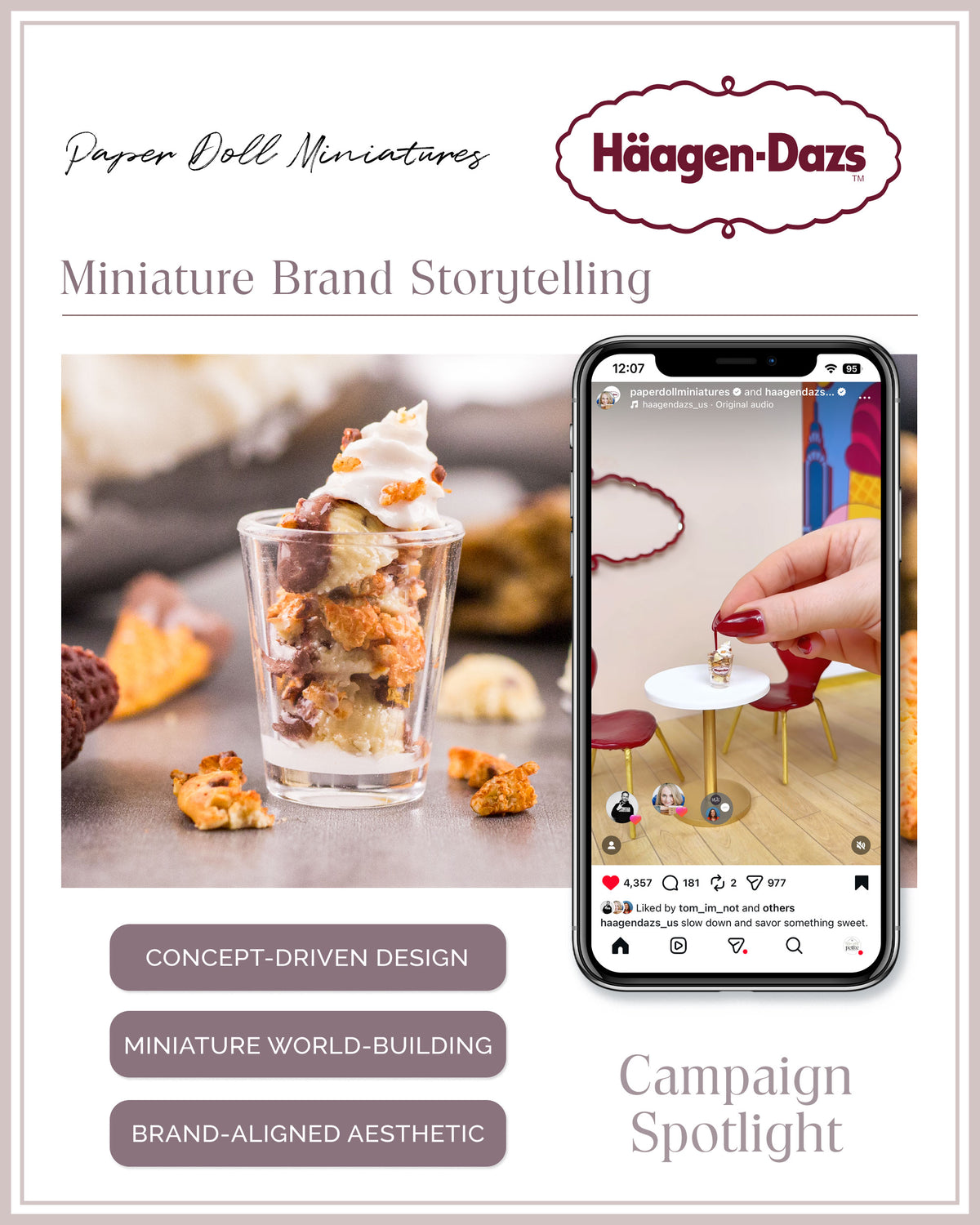 Häagen-Dazs - Social Campaign (Part 1) campaign screenshot