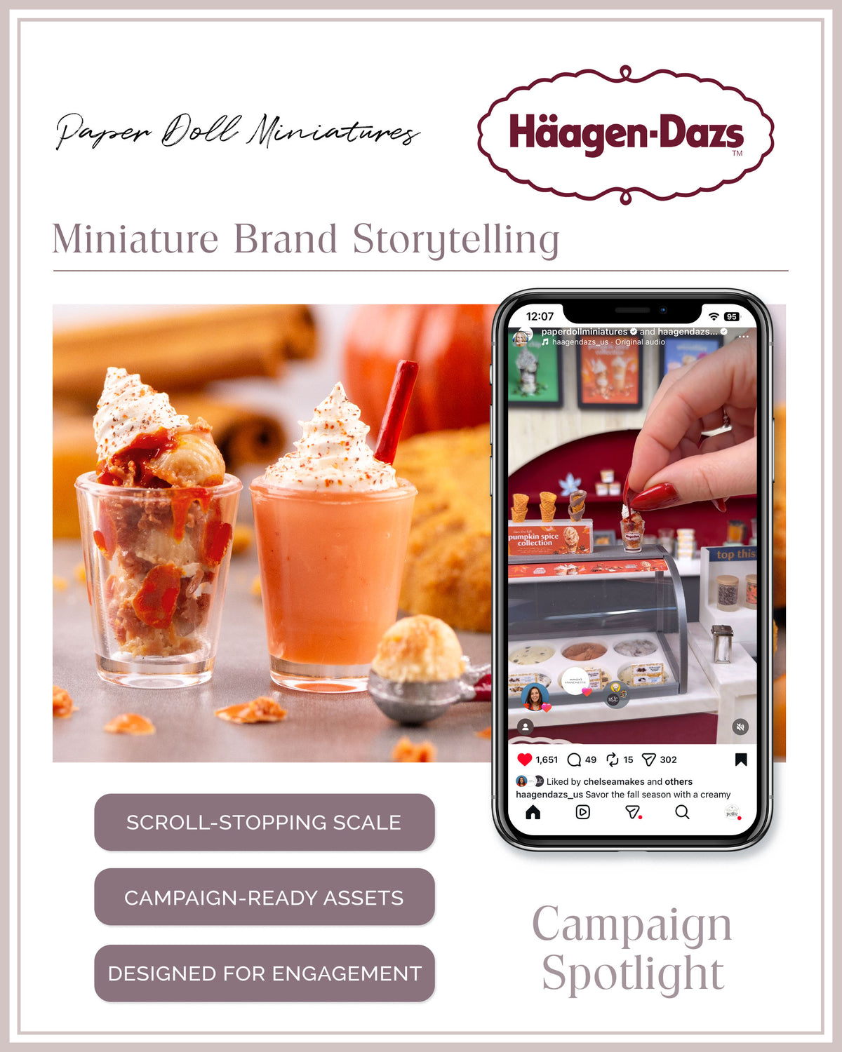 Häagen-Dazs - Social Campaign (Part 3) campaign screenshot