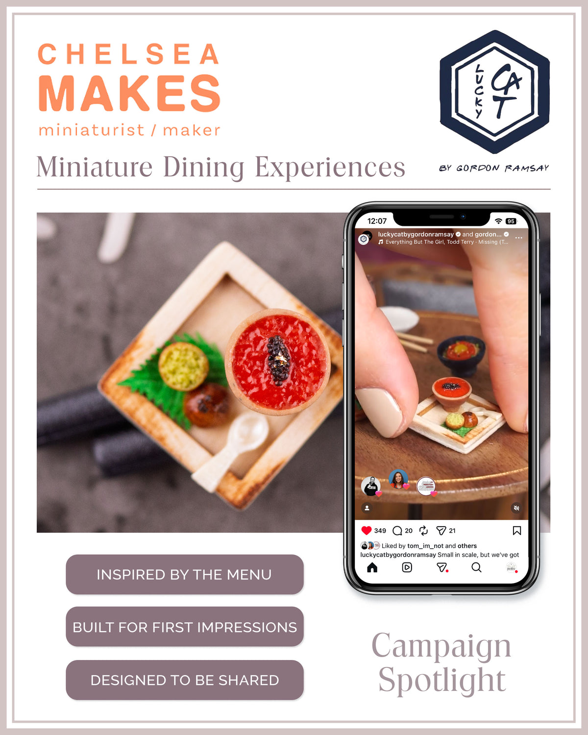 Lucky Cat by Gordon Ramsay - Restaurant Opening Campaign campaign screenshot