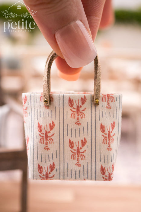 Coastal Market Tote - Lobster Dock