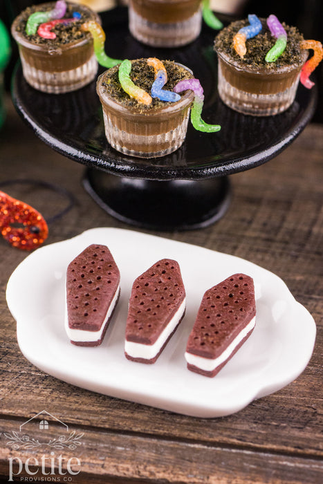 Coffin and Skull Ice Cream Sandwiches