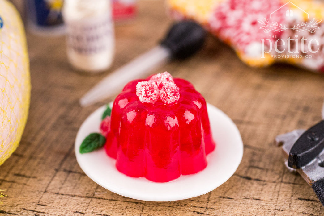 Cranberry Gelatin Mold with Sugared Cranberries