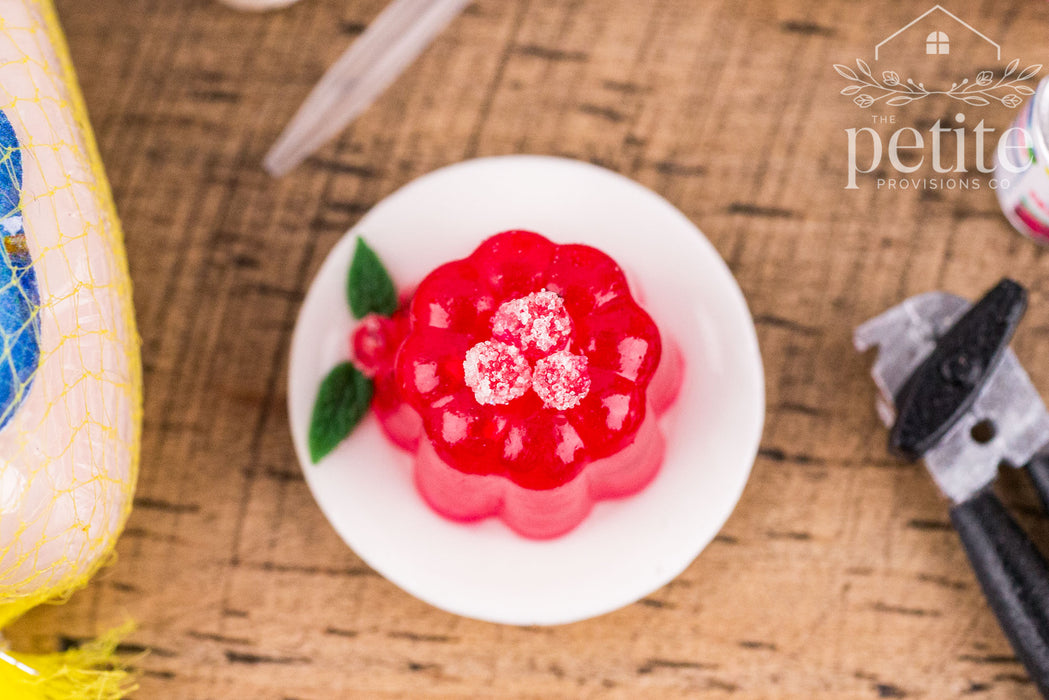 Cranberry Gelatin Mold with Sugared Cranberries