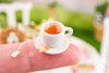 Dollhouse Miniature Cup of Tea with Tea Bag