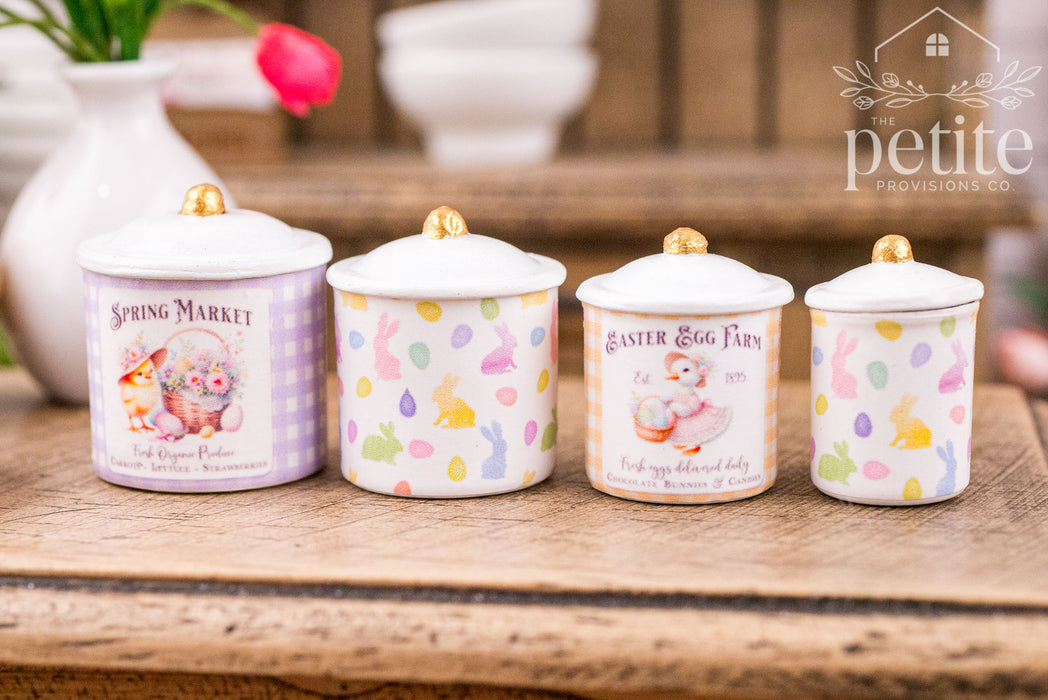Easter Bakery Canister Set