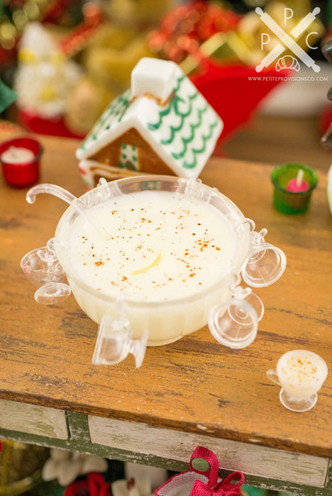 Christmas Eggnog Punch Bowl Set