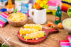 Dollhouse Miniature Elote - Mexican Street Corn - 1:12 Dollhouse Miniature Mexican Food