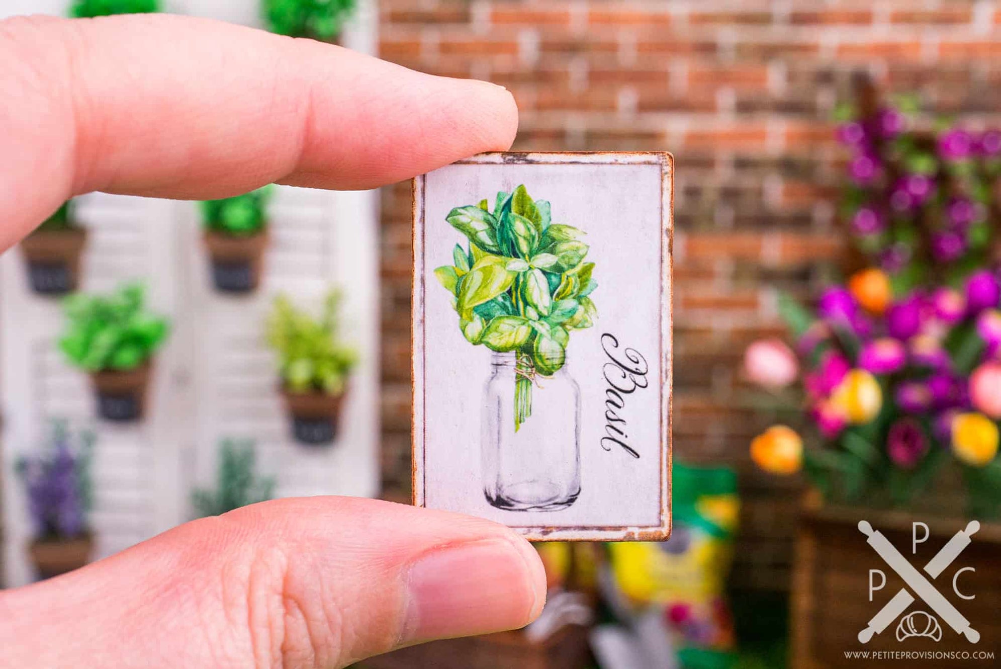 Farmhouse Basil Sign– The Petite Provisions Co.