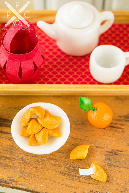 Dollhouse Miniature Fortune Cookies