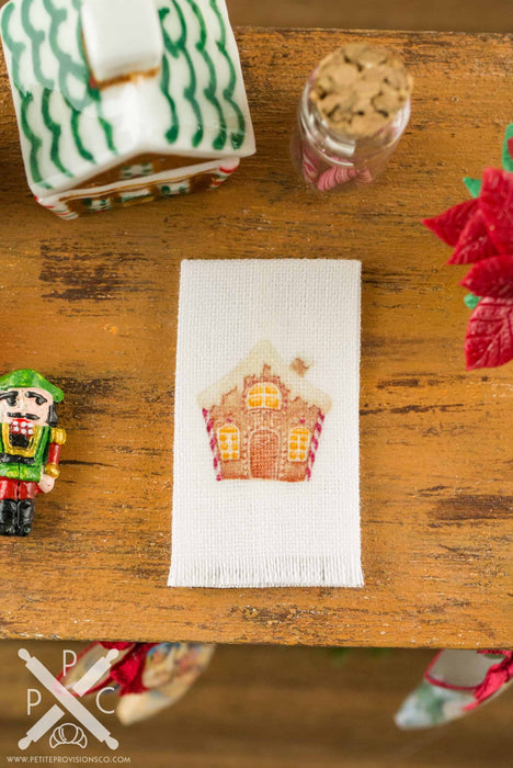 Gingerbread House Tea Towel