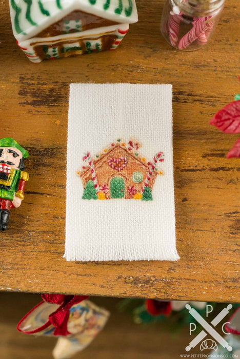 Gingerbread House Tea Towel