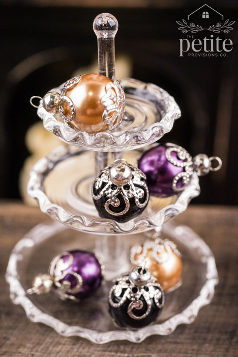 Wickedly Elegant Halloween Ornaments – Set of 6