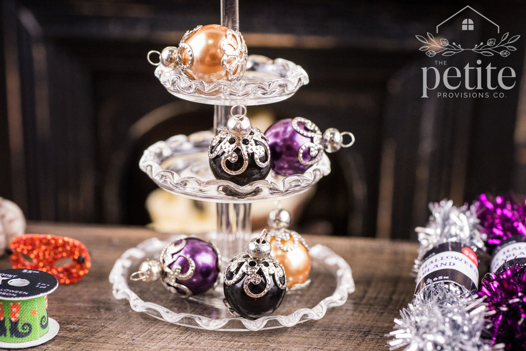 Wickedly Elegant Halloween Ornaments – Set of 6