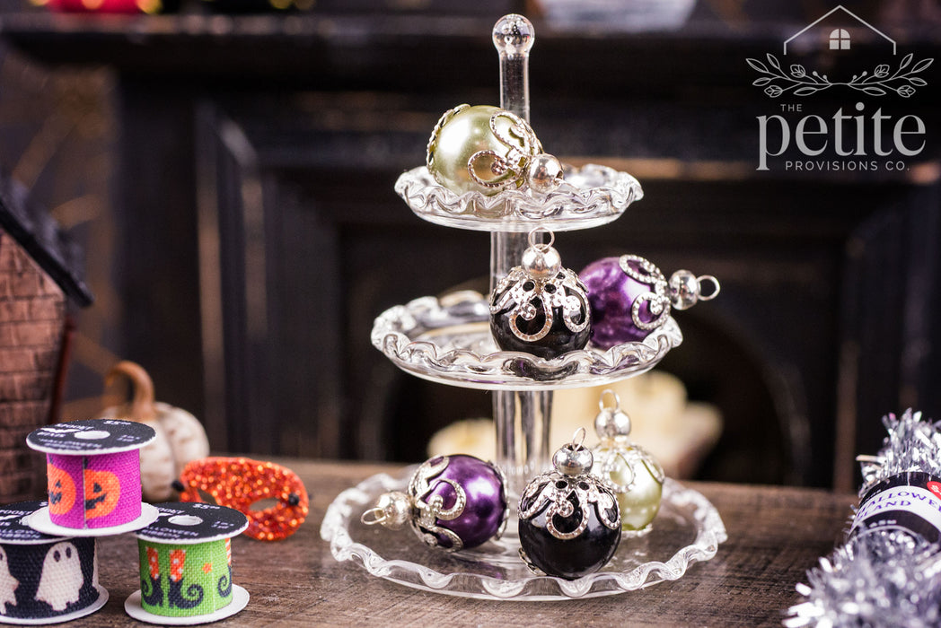 Wickedly Elegant Halloween Ornaments – Set of 6