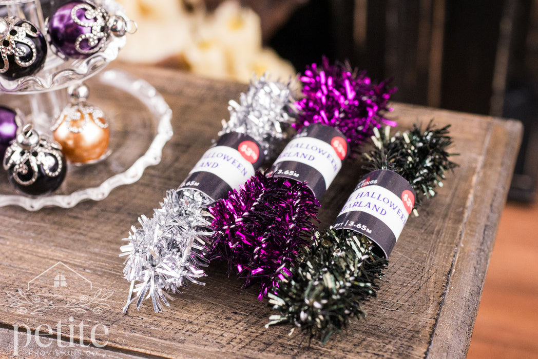 Spooky Sparkle Tinsel Garland