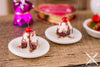 Dollhouse Miniature Hot Fudge Brownie Sundae