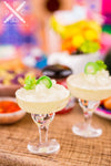 Dollhouse Miniature Frozen Jalapeño Margarita Cocktail - 1:12 Dollhouse Miniature Margarita Drink