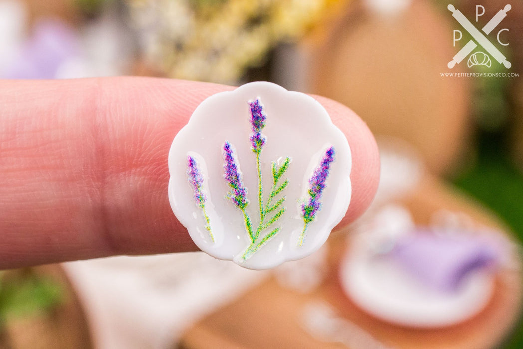 Lavender Decorative Plates - Small - Set of 4