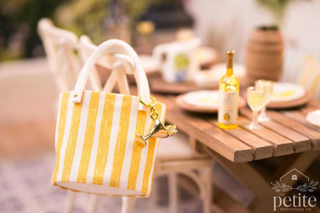 Limoncello Stripe Market Tote