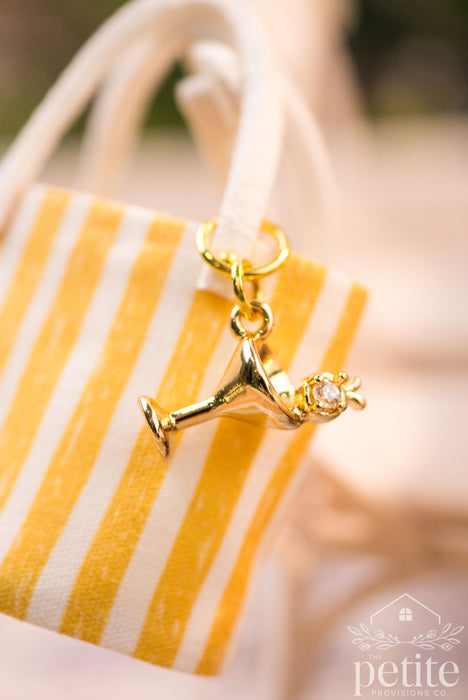 Limoncello Stripe Market Tote