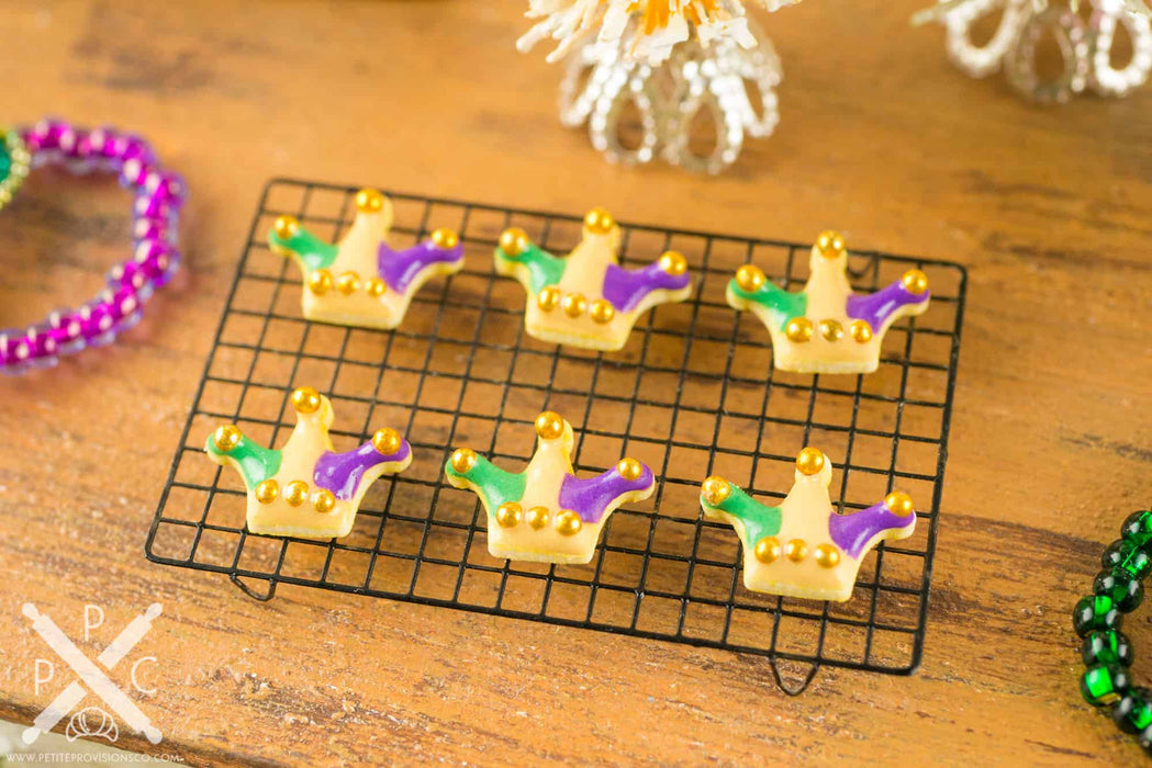 Mardi Gras Jester Hat Cookies - Half Dozen