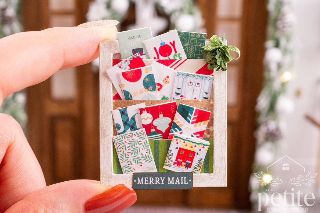 Merry Mail Holiday Card Holder