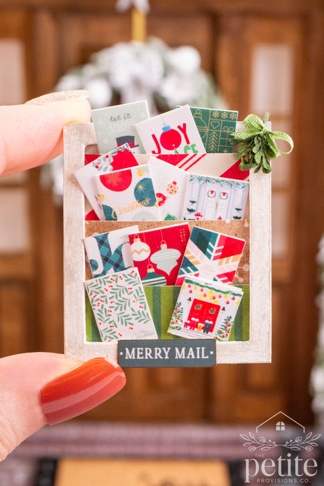 Merry Mail Holiday Card Holder