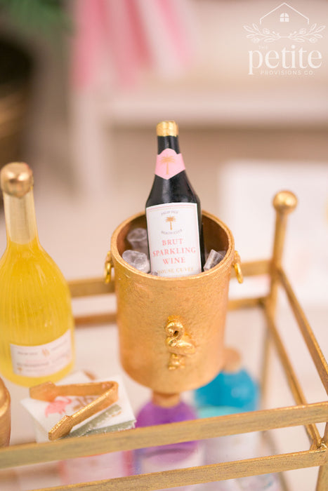 Palm Isle Gilded Bottle Chiller