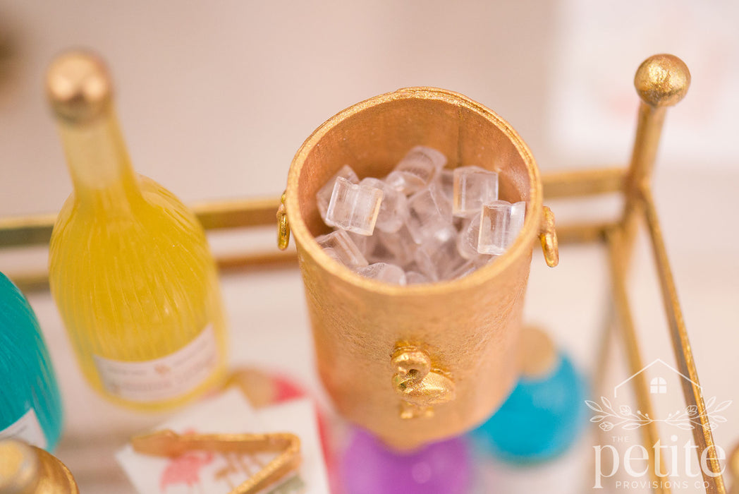 Palm Isle Gilded Bottle Chiller