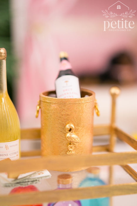 Palm Isle Gilded Bottle Chiller