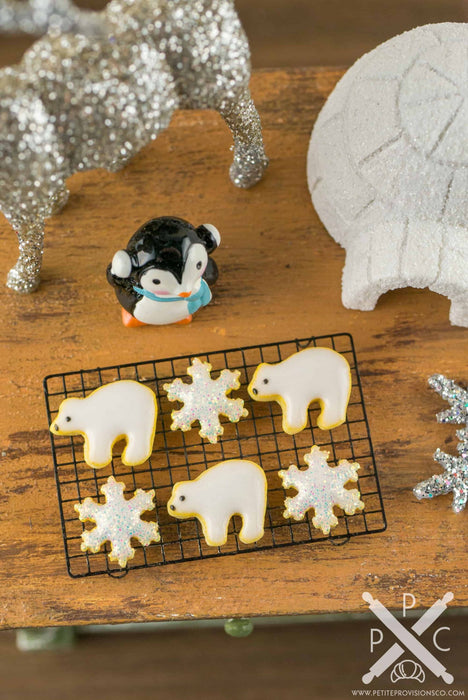 Polar Bear & Snowflake Cookies - Half Dozen