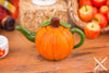 Dollhouse Miniature Autumn Pumpkin Teapot - 1:12 Dollhouse Miniature - Fall Miniatures