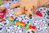 Dollhouse Miniature Rainbow Rope Dog Toy - 1:12 Dollhouse Miniature Dog Toy