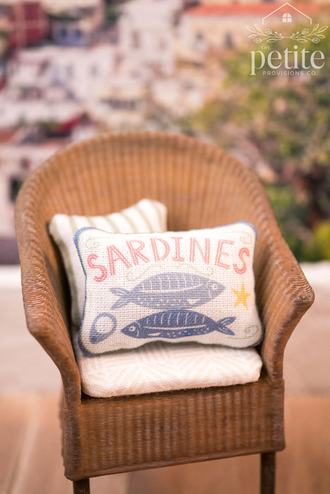 Sardines & Lucky Fish Accent Pillow Set