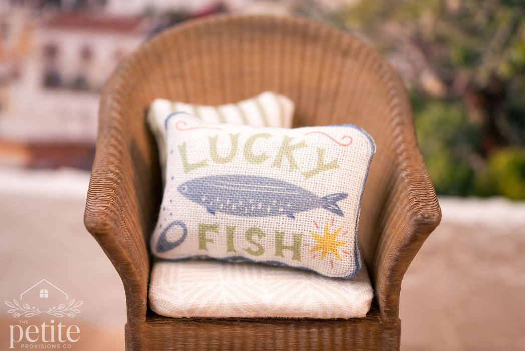 Sardines & Lucky Fish Accent Pillow Set