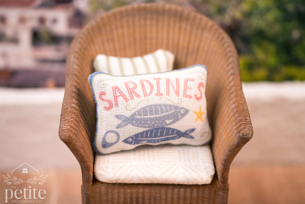 Sardines & Lucky Fish Accent Pillow Set