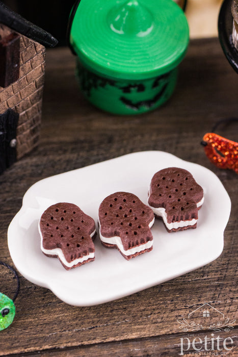 Coffin and Skull Ice Cream Sandwiches