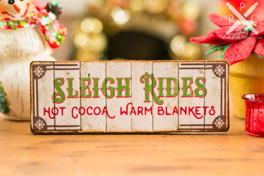 Sleigh Rides Sign