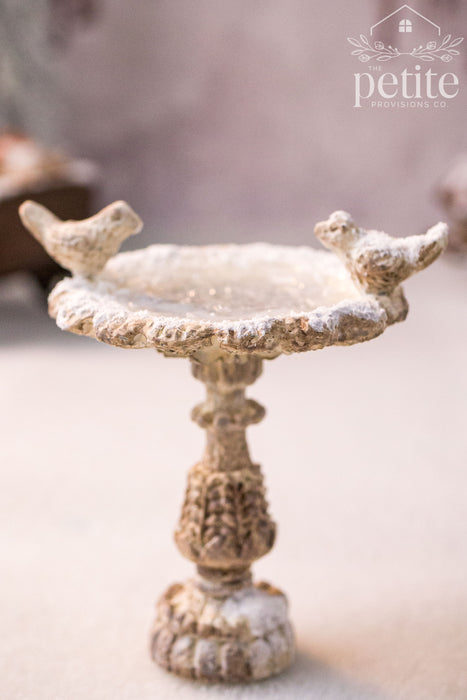 Snowbound Garden Bird Bath