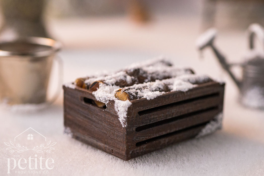 Snowy Firewood Crate